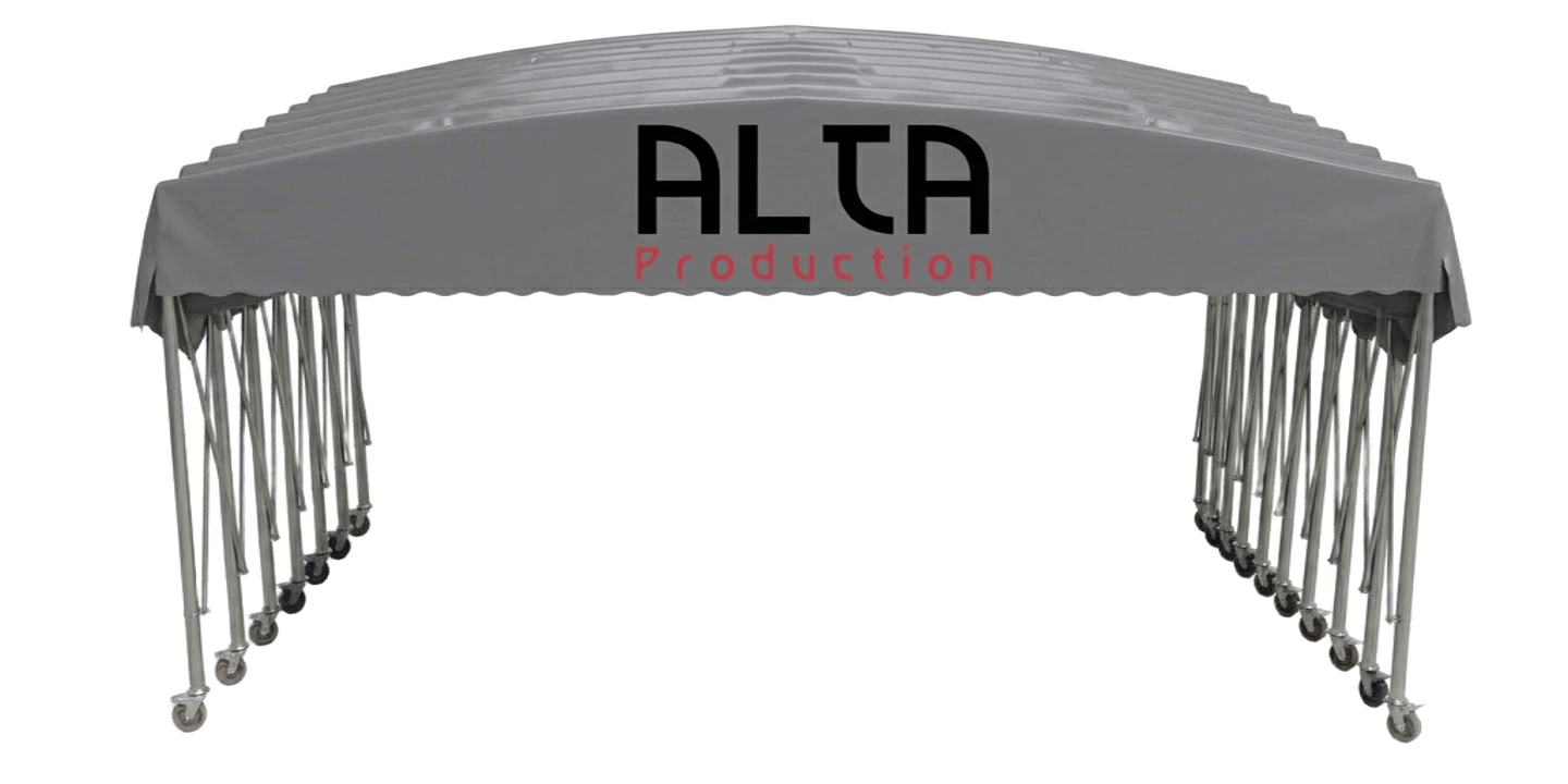 Large warehouse tent